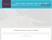 Tablet Screenshot of mariettaskincare.com